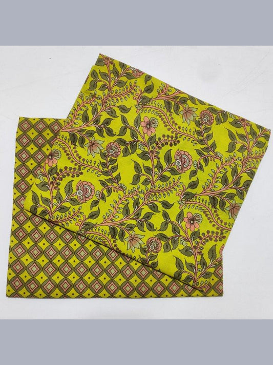 Yellow Pure Cotton Dress Material Mix N Match